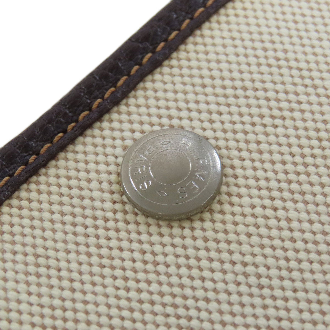 HERMES Tote Bag Tower ash beige Garden Party PM SilverMetal Women Used Authentic