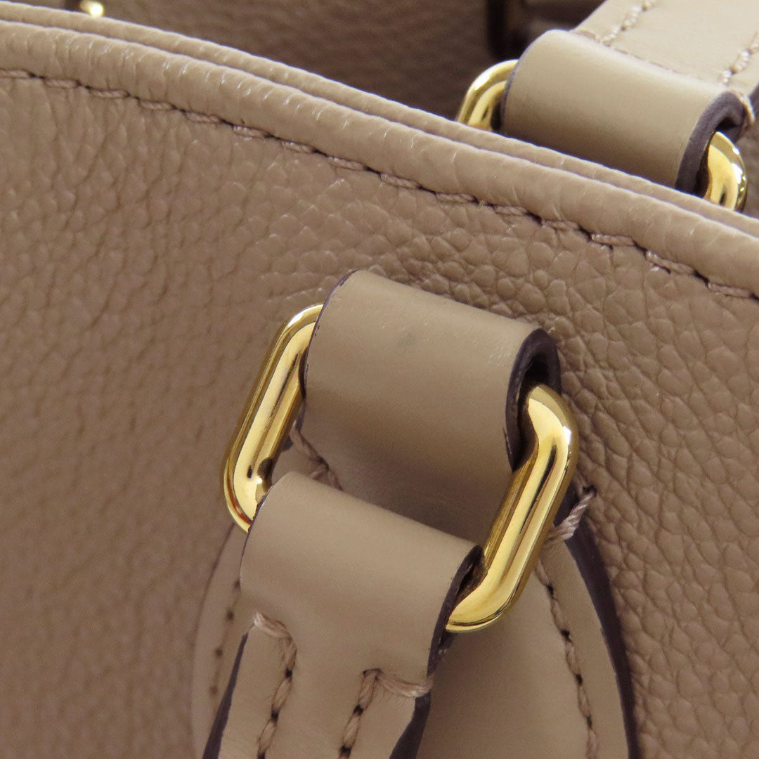 LOUIS VUITTON Tote Bag M45607 Ann Platt beige On the Go MM Women Used Authentic