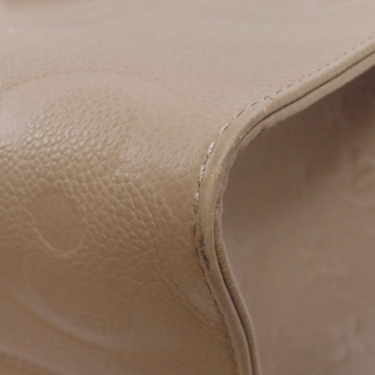 LOUIS VUITTON Tote Bag M45607 Ann Platt beige On the Go MM Women Used Authentic