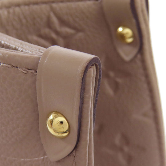 LOUIS VUITTON Tote Bag M45607 Ann Platt beige On the Go MM Women Used Authentic