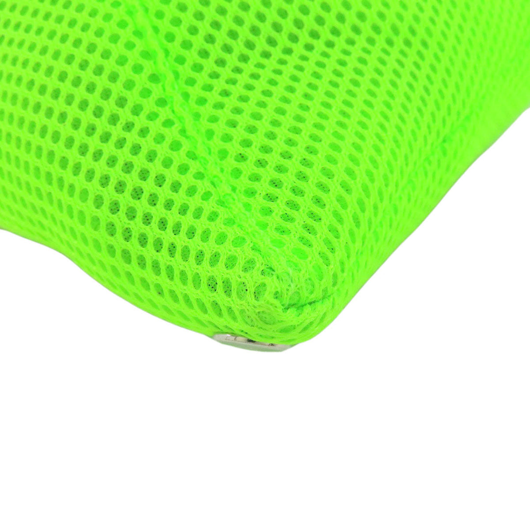 Maison Margiela Handbag polyester green MM6 Mesh Women Used Authentic