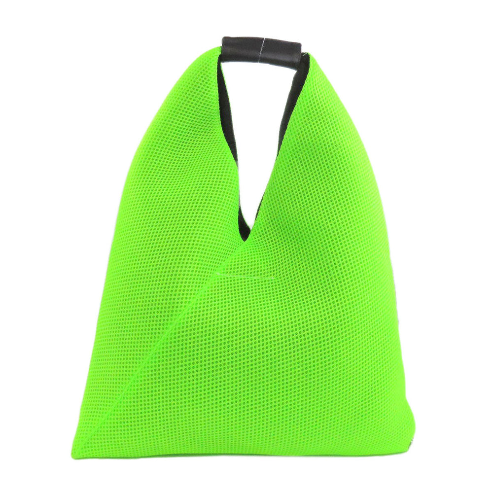 Maison Margiela Handbag polyester green MM6 Mesh Women Used Authentic
