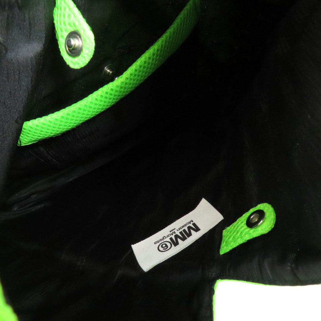 Maison Margiela Handbag polyester green MM6 Mesh Women Used Authentic