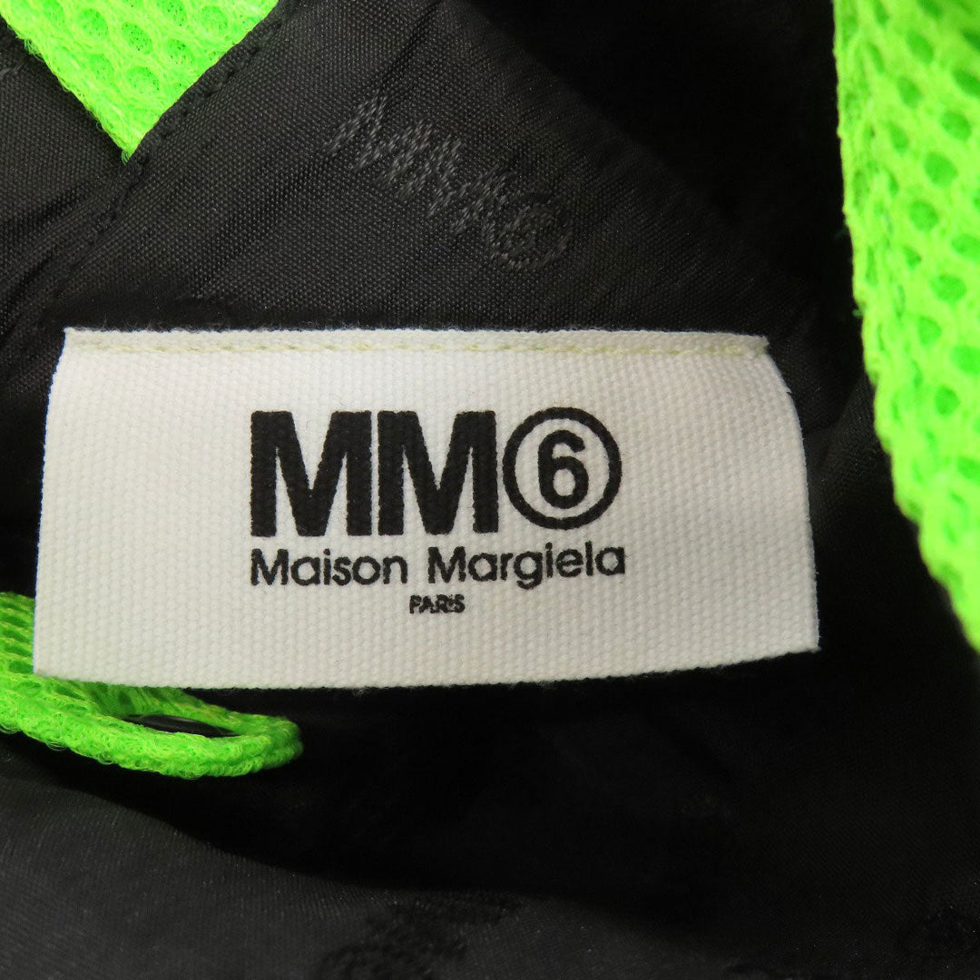 Maison Margiela Handbag polyester green MM6 Mesh Women Used Authentic