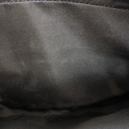 Christian Dior Shoulder Bag leather black Trotter Pattern Women Used Authentic