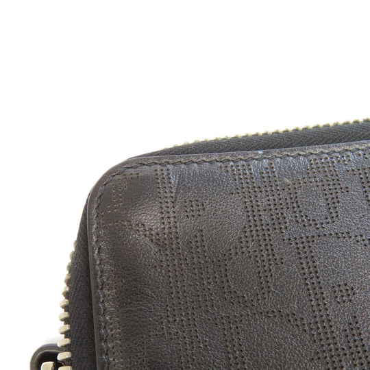 Christian Dior Shoulder Bag leather black Trotter Pattern Women Used Authentic