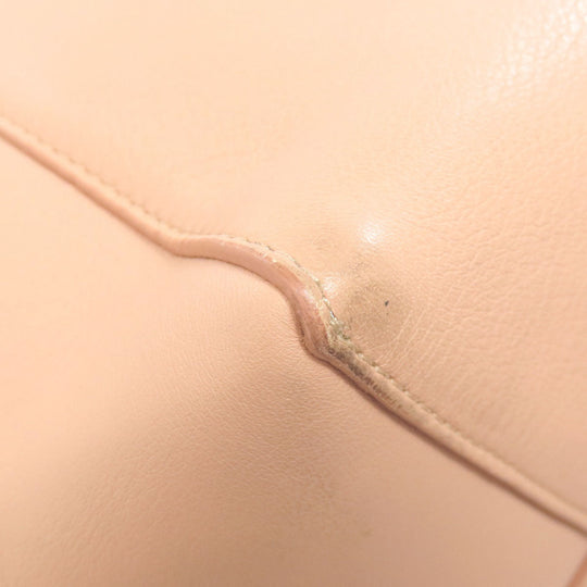 CELINE Tote Bag leather pink Hippo phantom