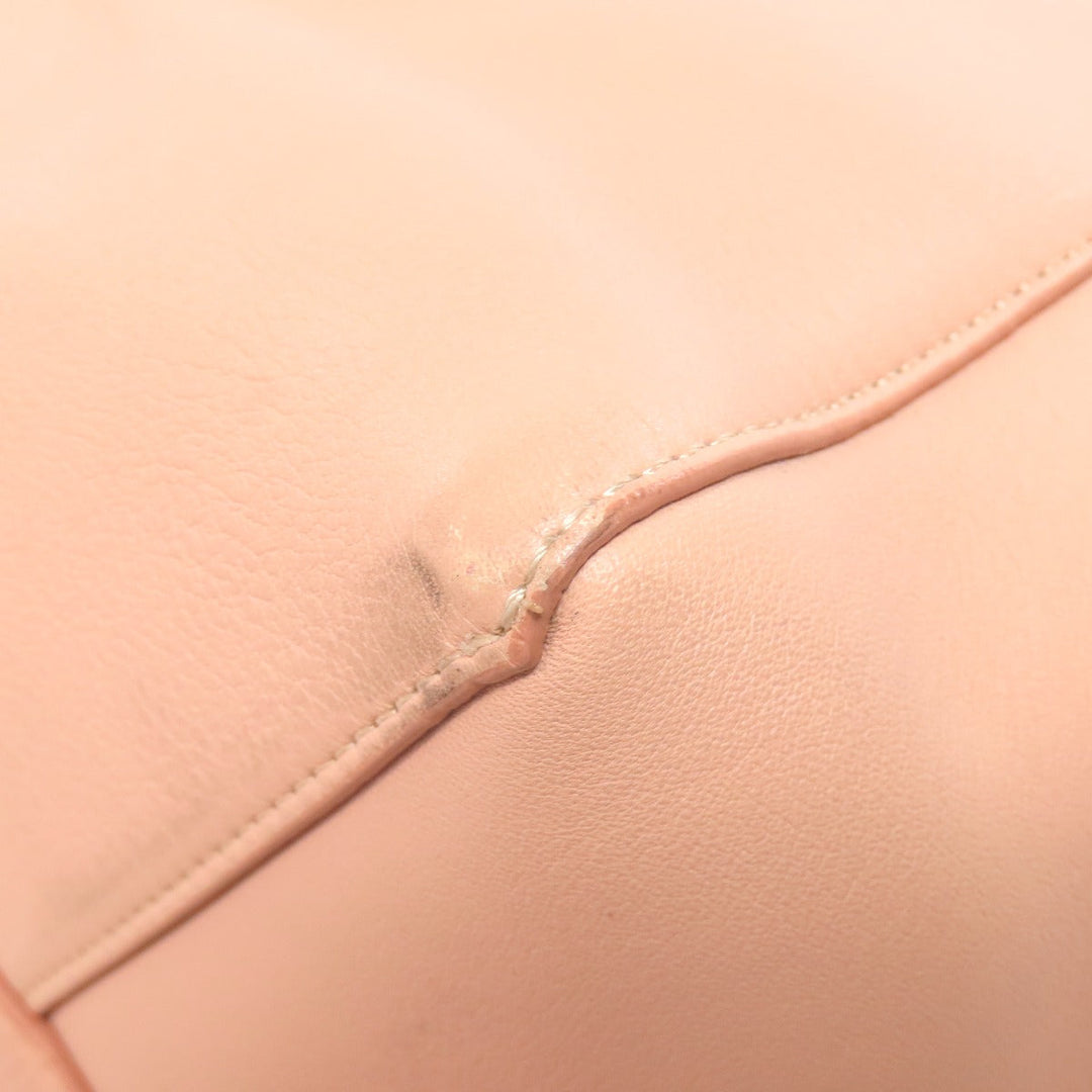 CELINE Tote Bag leather pink Hippo phantom