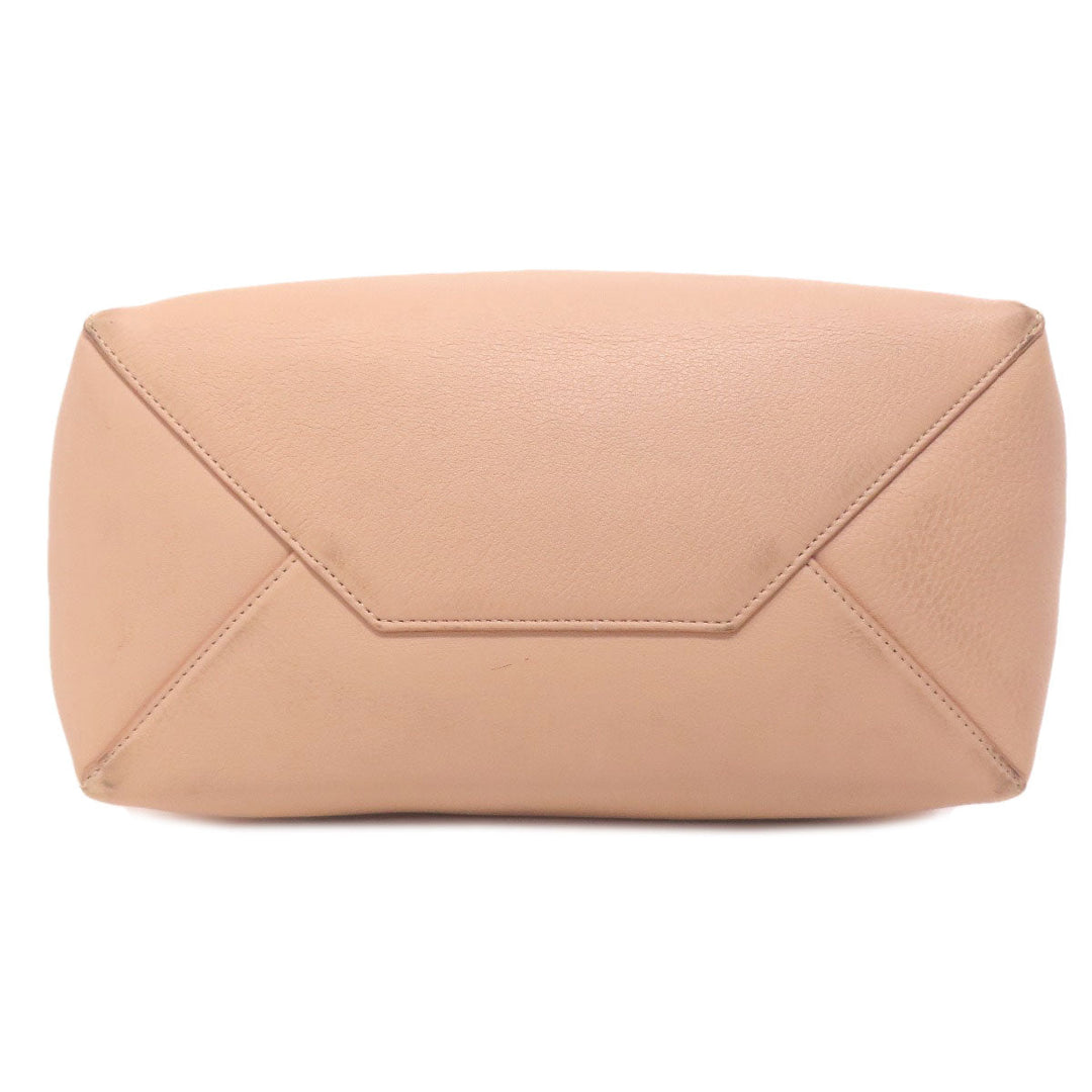 CELINE Tote Bag leather pink Hippo phantom