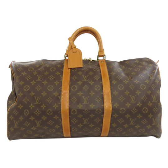 LOUIS VUITTON Boston Duffel bag M41424 Monogram canvas Brown Keepall 55