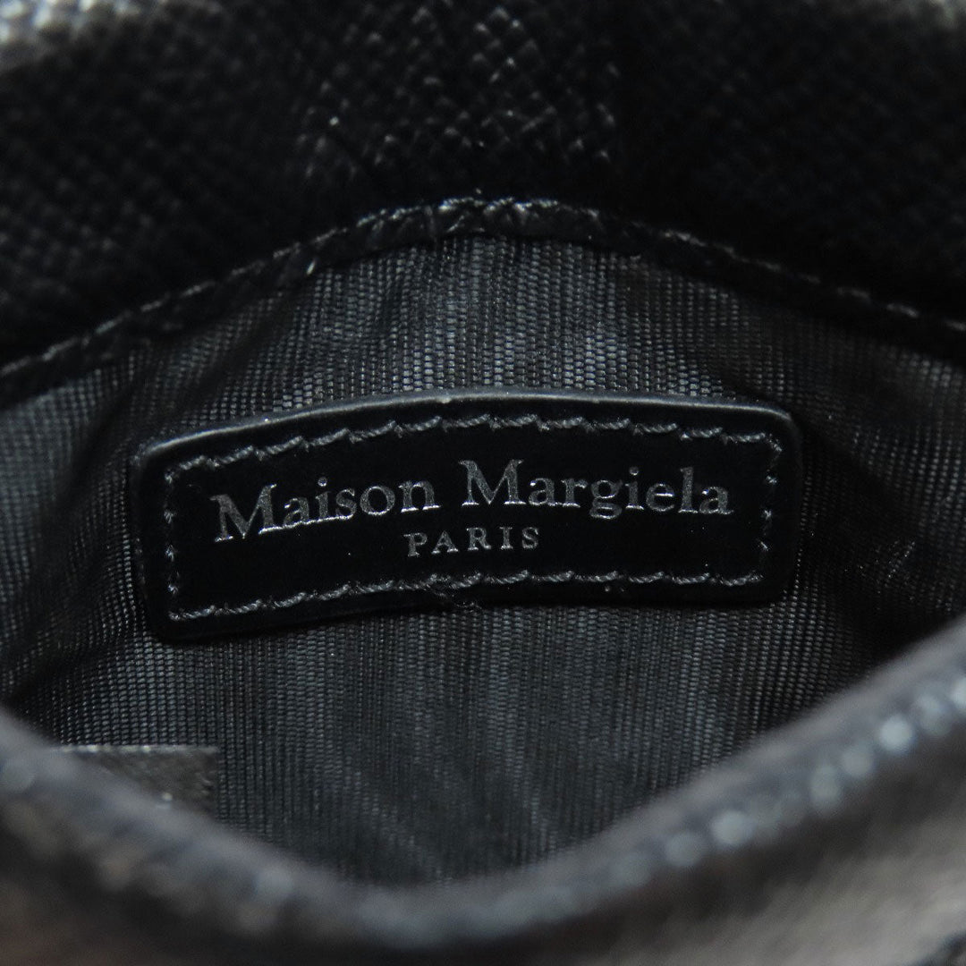 Maison Margiela Shoulder Bag leather black Pochette Women Used Authentic