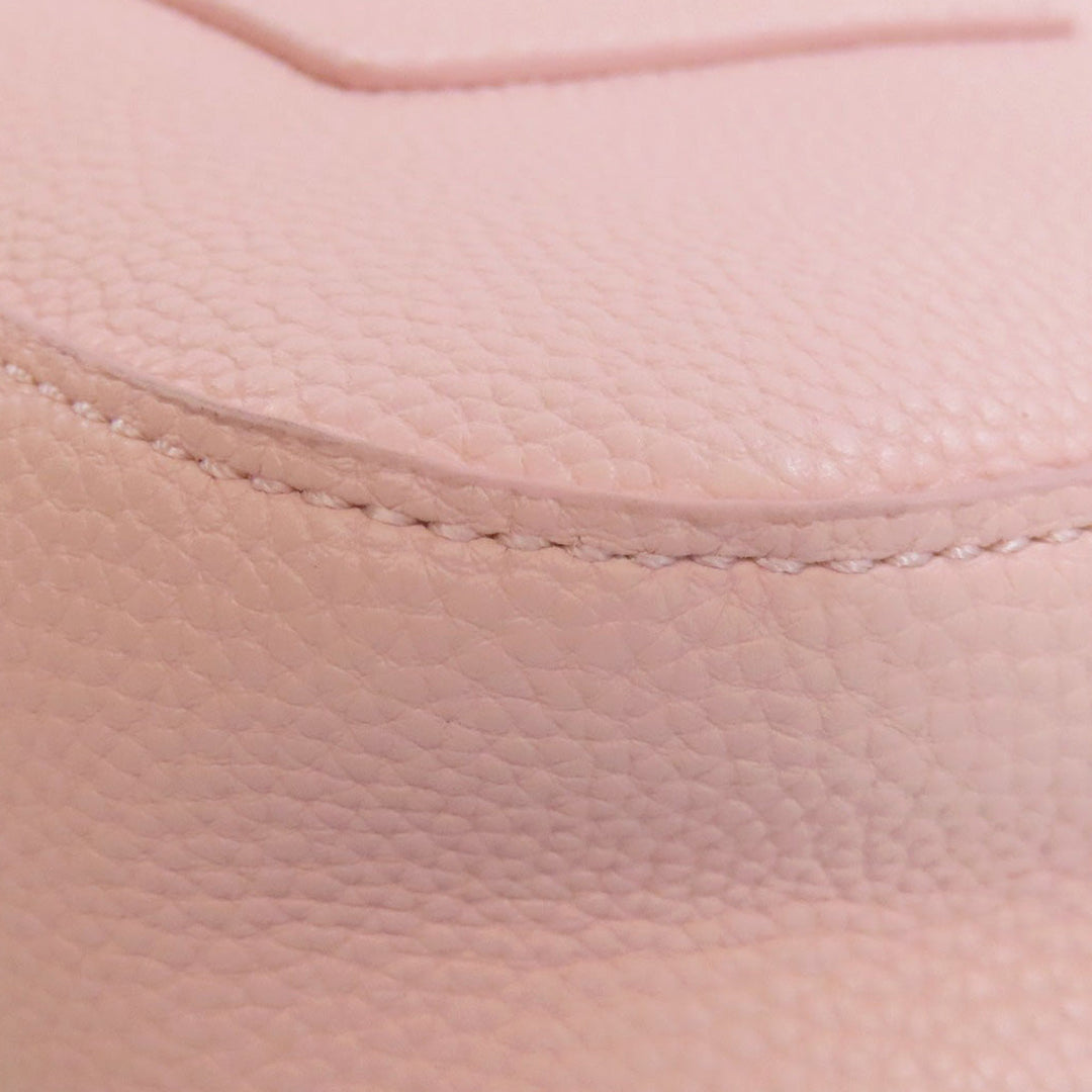 ARMANI EXCHANGE Handbag leather pink 2WAY Women Used Authentic