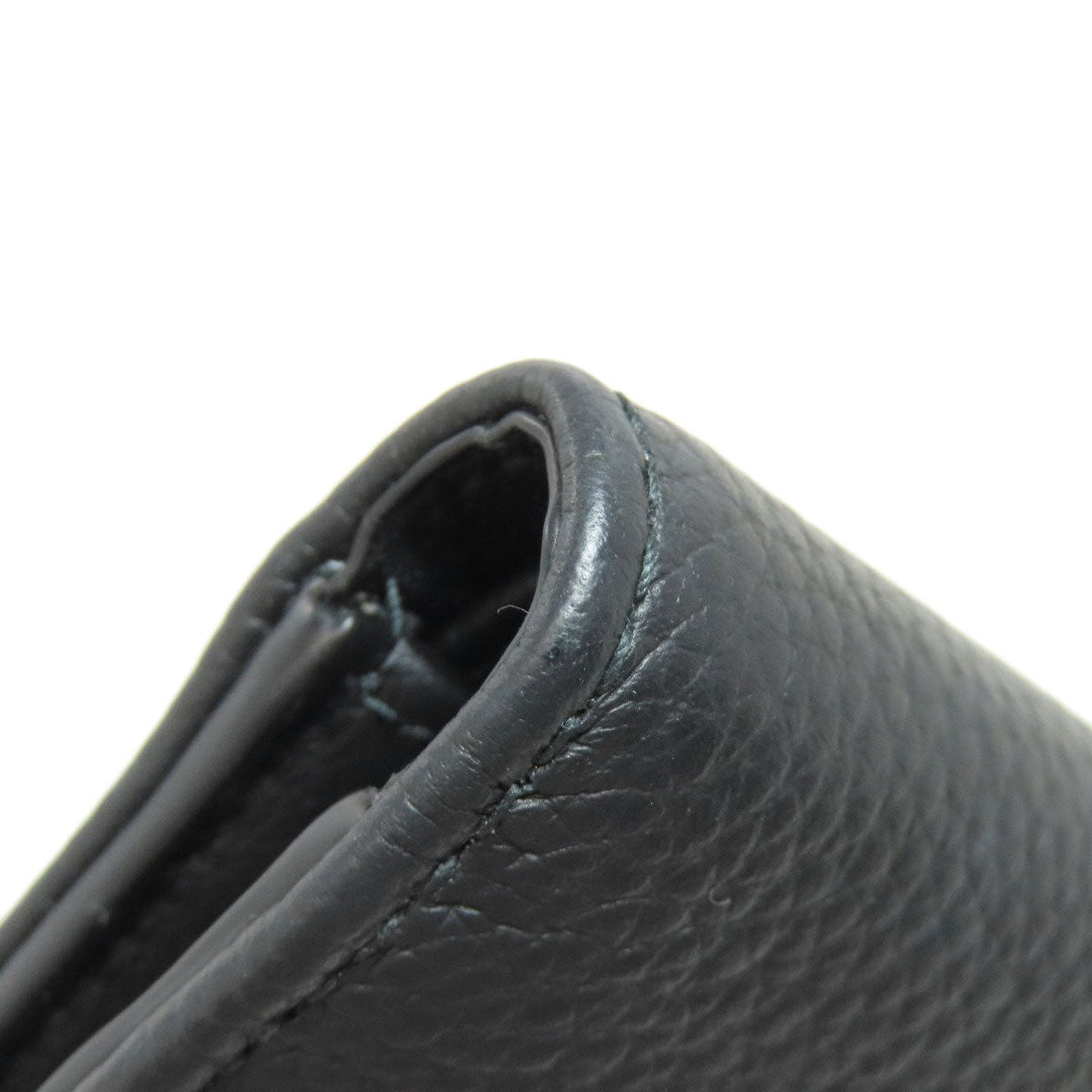 Christian Dior Bifold Wallet canvas black Trotter Pattern