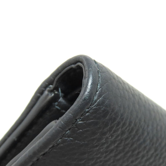 Christian Dior Bifold Wallet canvas black Trotter Pattern