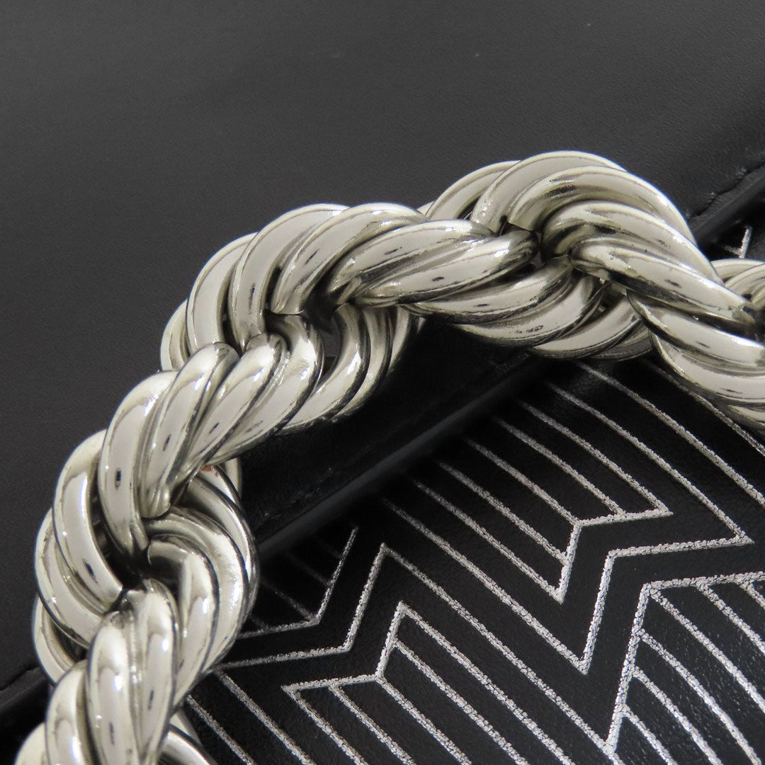 MICHAEL KORS Handbag Calfskin black 2WAY Women Used Authentic