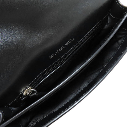 MICHAEL KORS Handbag Calfskin black 2WAY Women Used Authentic