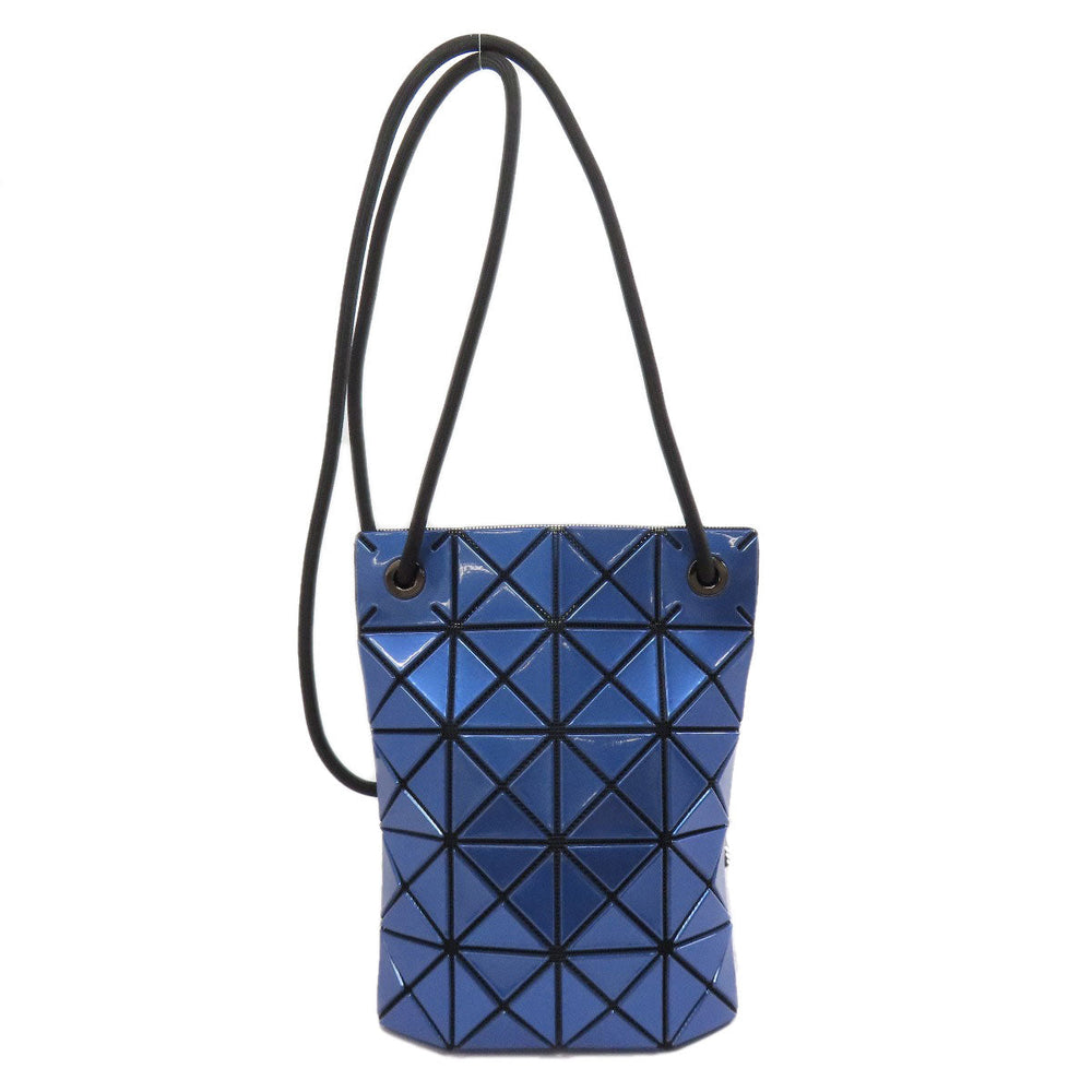 ISSEY MIYAKE Shoulder Bag PVC blue Baobao Women Used Authentic