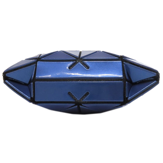ISSEY MIYAKE Shoulder Bag PVC blue Baobao Women Used Authentic