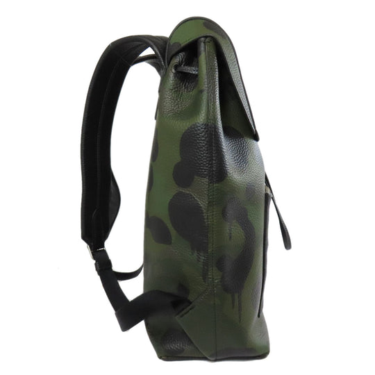 COACH Backpack 72000 leather green camouflage