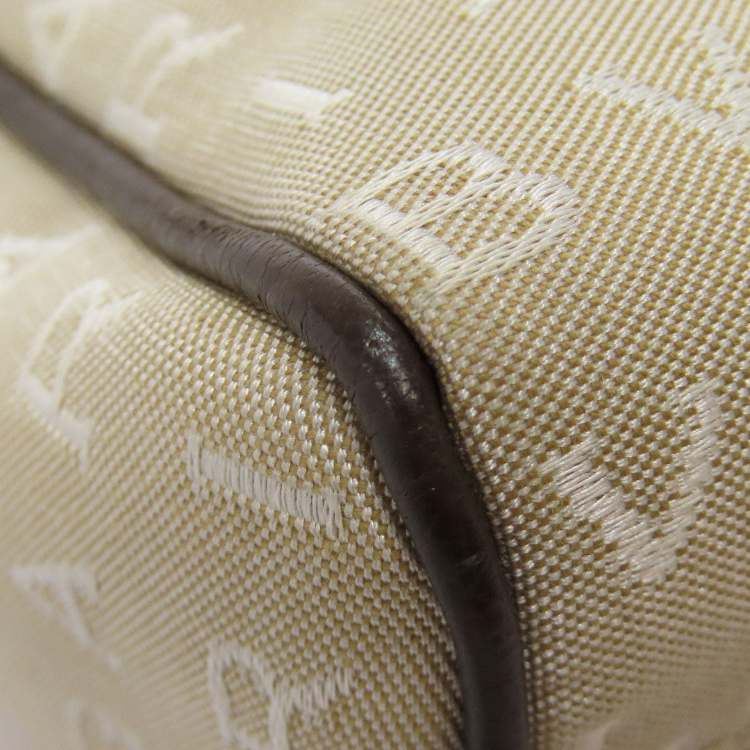 BVLGARI Handbag canvas Brown Logomania Mini Tote Women Used Authentic