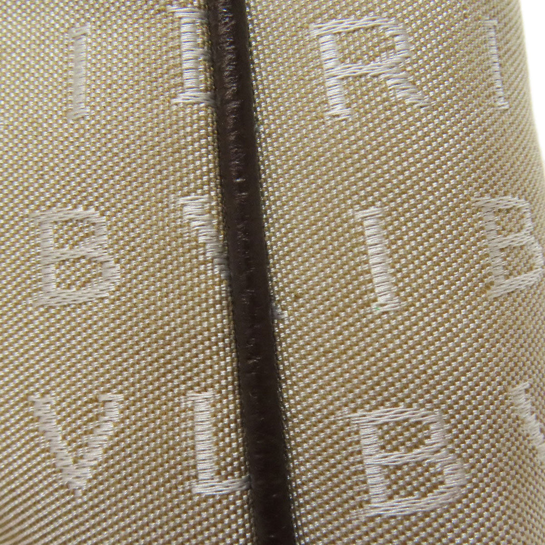BVLGARI Handbag canvas Brown Logomania Mini Tote Women Used Authentic
