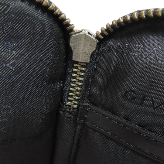 Givenchy Shoulder Bag canvas black logo Women Used Authentic