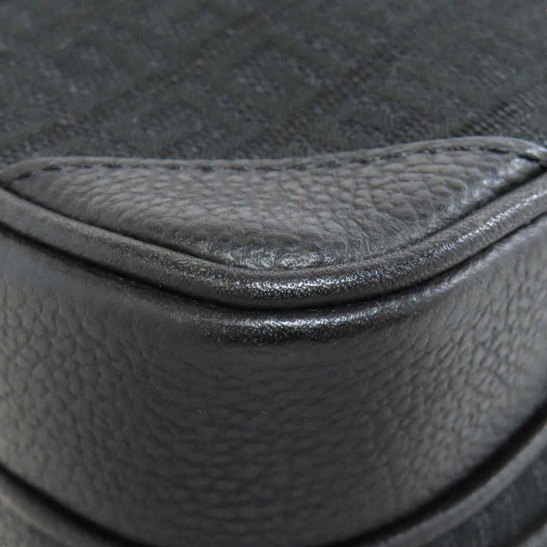 Givenchy Shoulder Bag canvas black logo Women Used Authentic