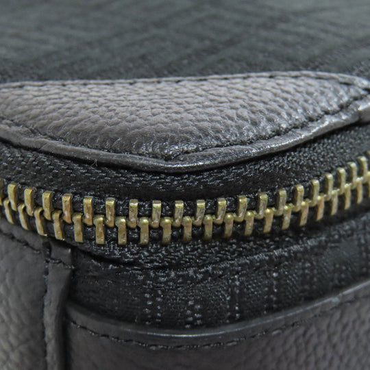Givenchy Shoulder Bag canvas black logo Women Used Authentic
