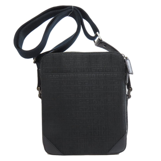 Givenchy Shoulder Bag canvas black logo Women Used Authentic