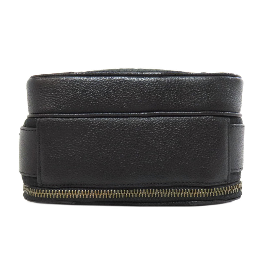 Givenchy Shoulder Bag canvas black logo Women Used Authentic