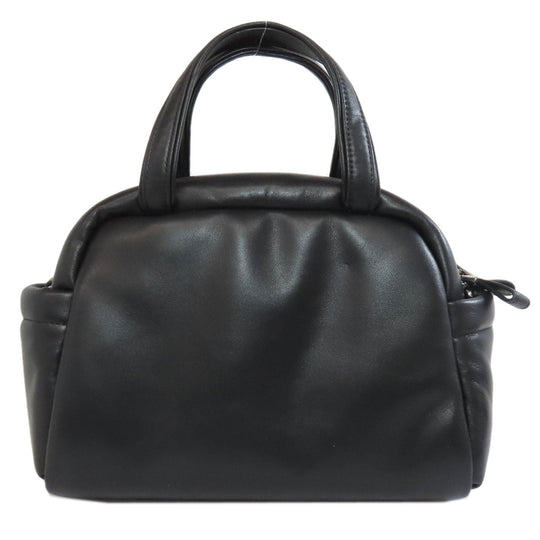Kate Spade Handbag leather black 2WAY Women Used Authentic