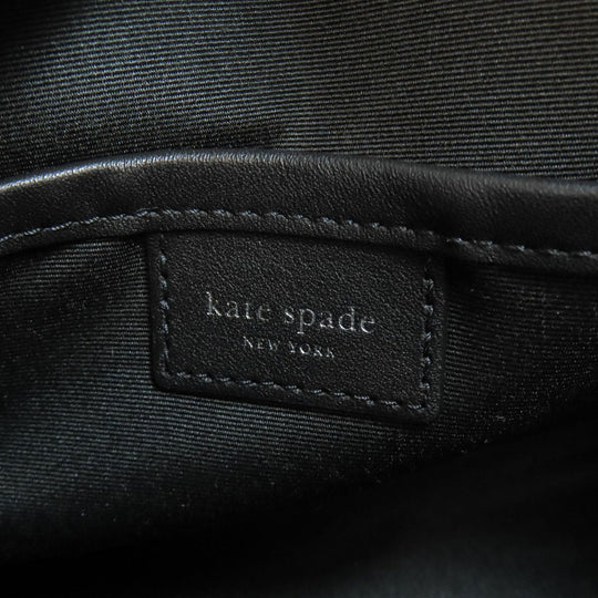 Kate Spade Handbag leather black 2WAY Women Used Authentic