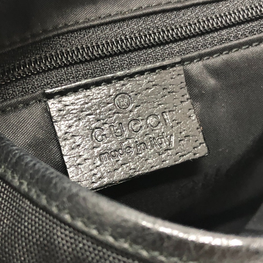 GUCCI Shoulder Bag 001�E3306 Nylon, Leather black Jackie Women Used Authentic
