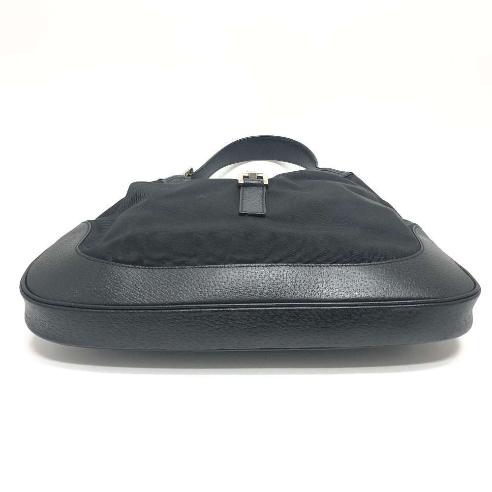 GUCCI Shoulder Bag 001�E3306 Nylon, Leather black Jackie Women Used Authentic