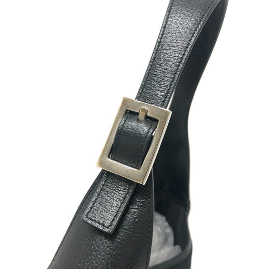 GUCCI Shoulder Bag 001�E3306 Nylon, Leather black Jackie Women Used Authentic