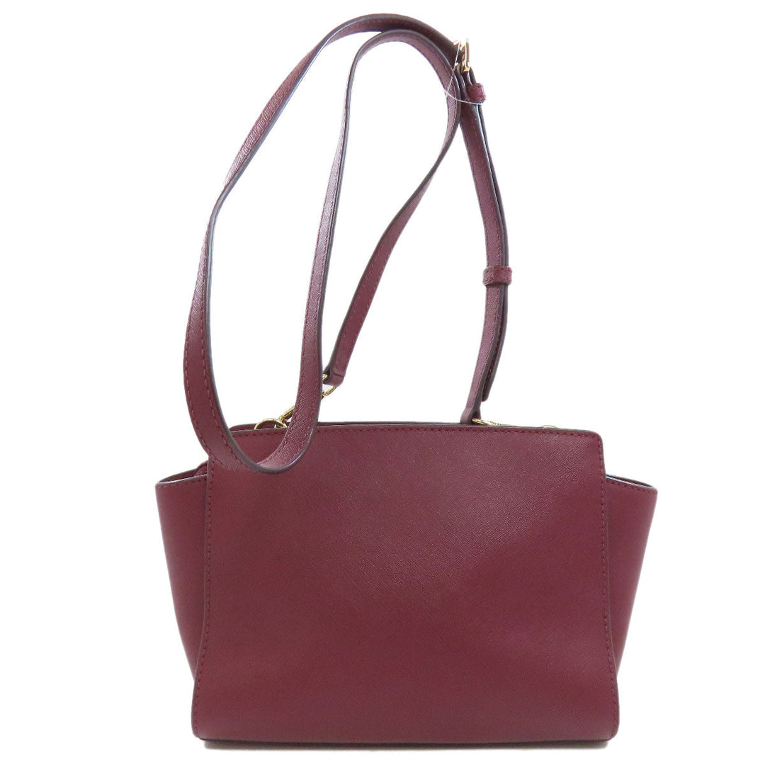 MICHAEL KORS Shoulder Bag PVC Red logo Women Used Authentic