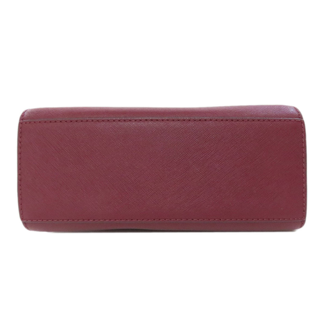 MICHAEL KORS Shoulder Bag PVC Red logo Women Used Authentic