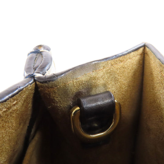 LOEWE Handbag Calfskin black Gate Top Handle 2WAY