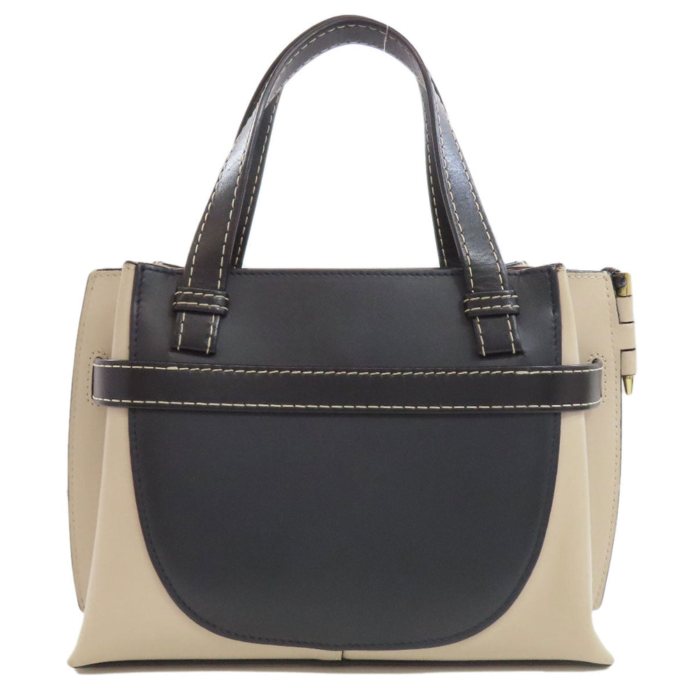 LOEWE Handbag Calfskin black Gate Top Handle 2WAY