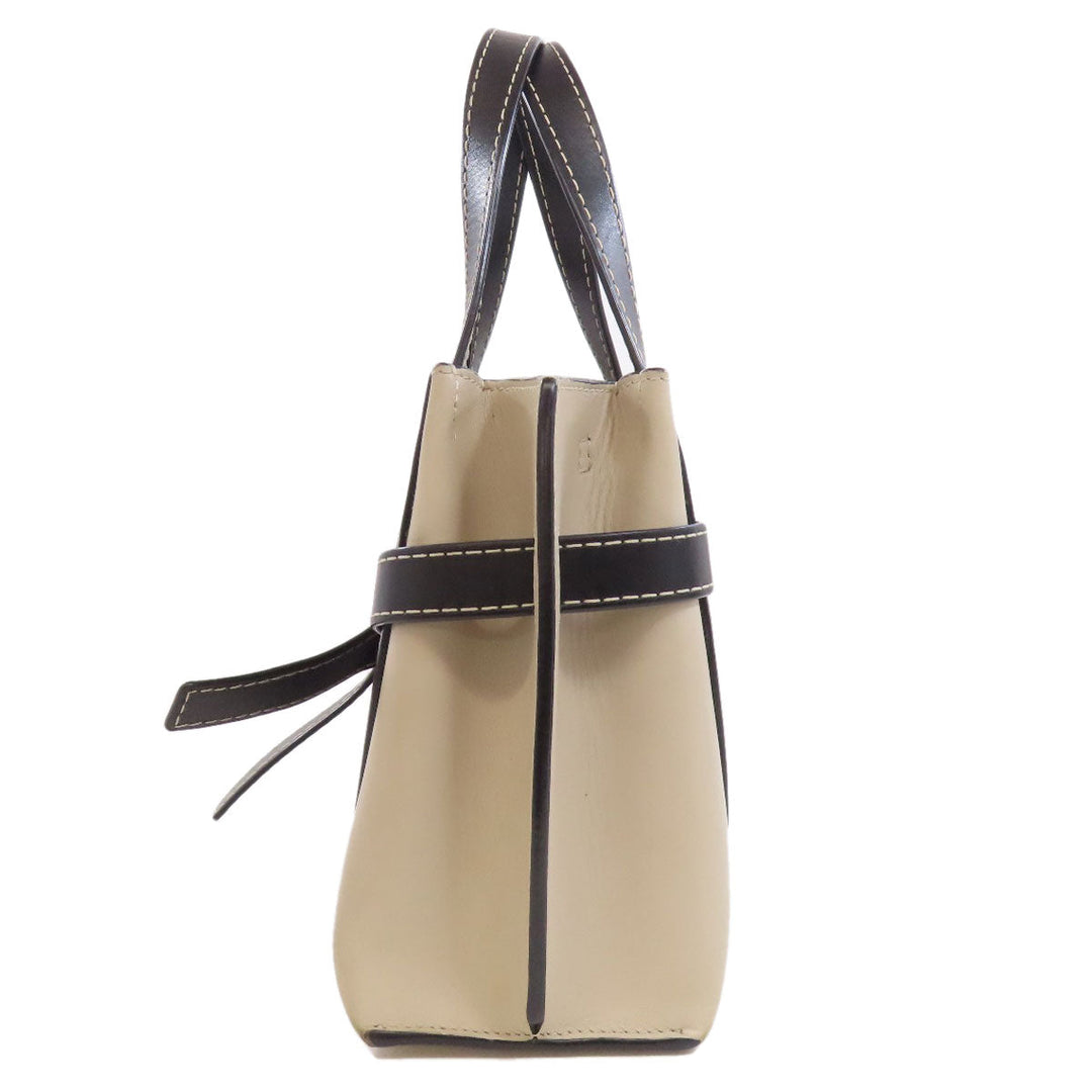 LOEWE Handbag Calfskin black Gate Top Handle 2WAY