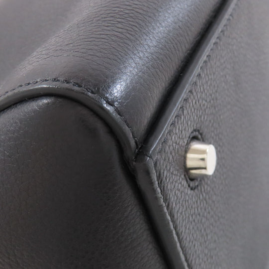 CELINE Handbag Calfskin black Edge Small Women Used Authentic