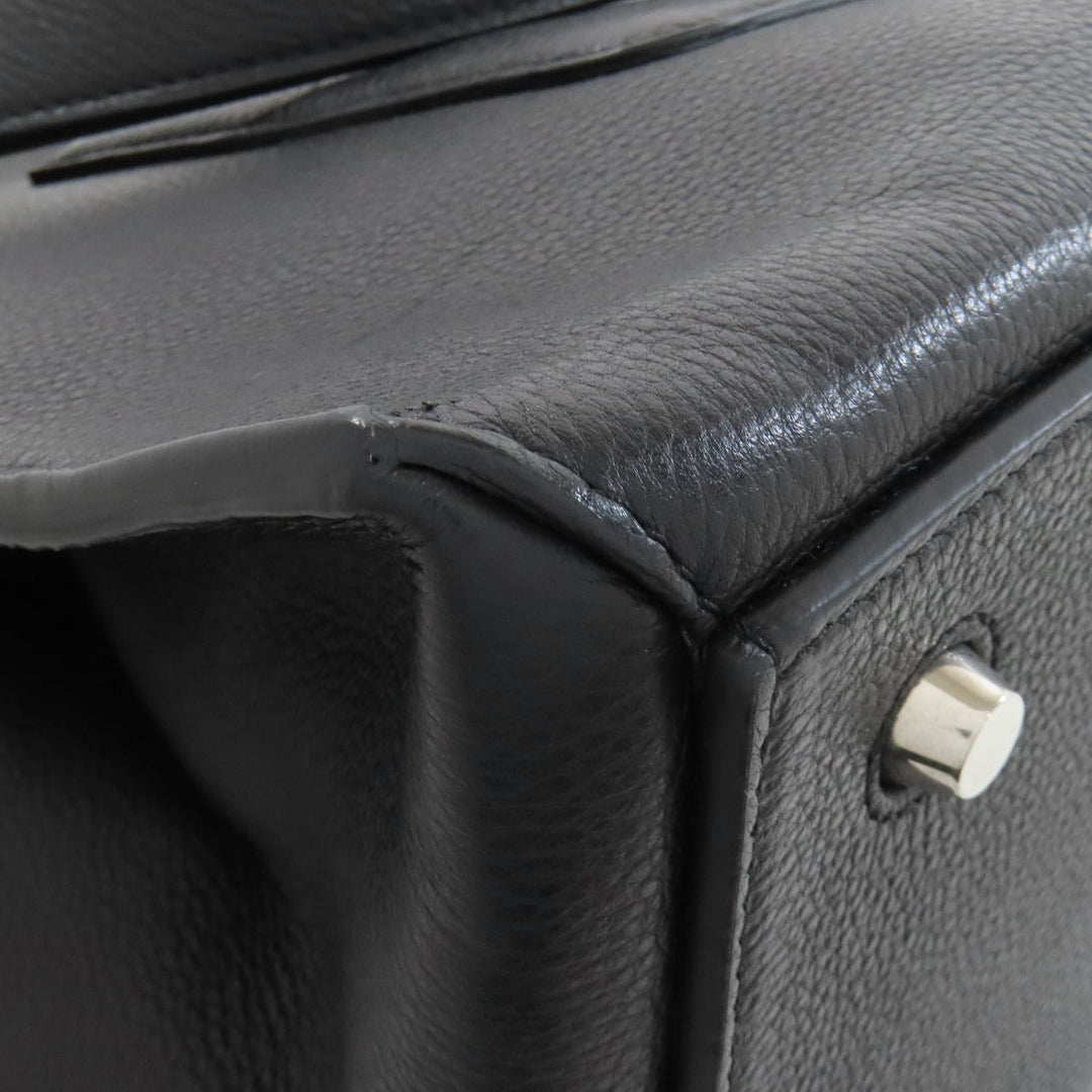 CELINE Handbag Calfskin black Edge Small Women Used Authentic