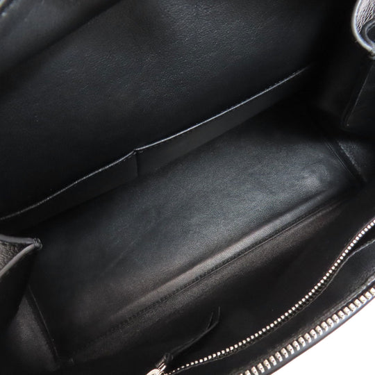 CELINE Handbag Calfskin black Edge Small Women Used Authentic