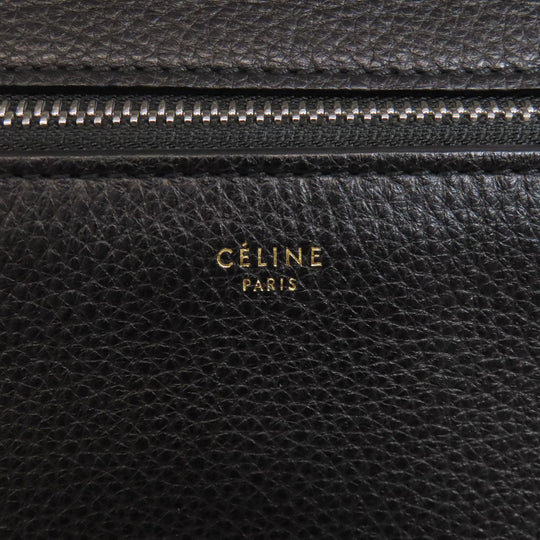 CELINE Handbag Calfskin black Edge Small Women Used Authentic