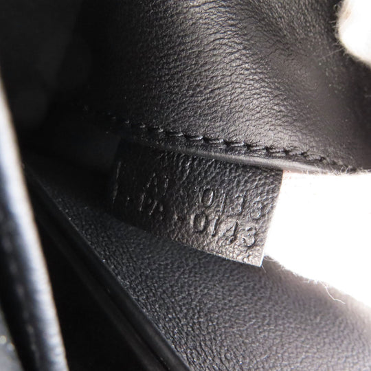 CELINE Handbag Calfskin black Edge Small Women Used Authentic