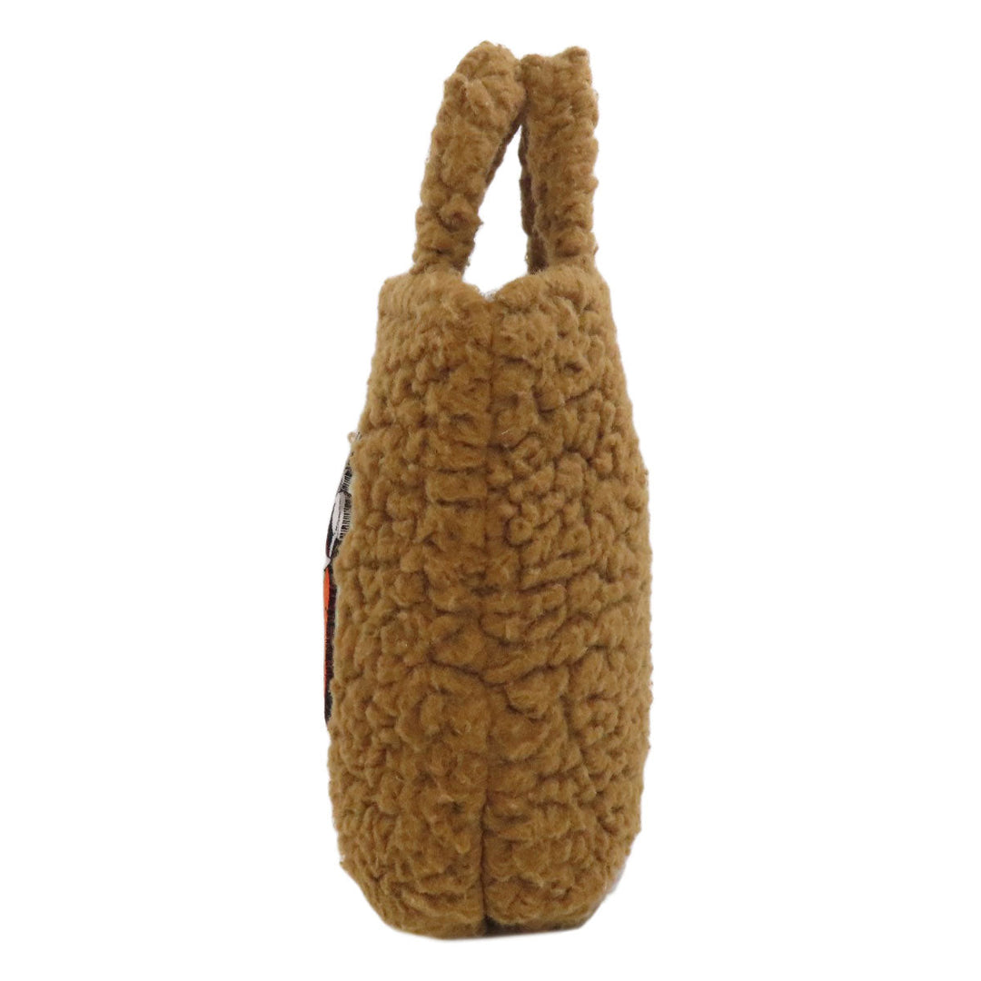 GUCCI Handbag 752175 wool Brown Children's Bag Jetson Collaboration Women Used Authentic