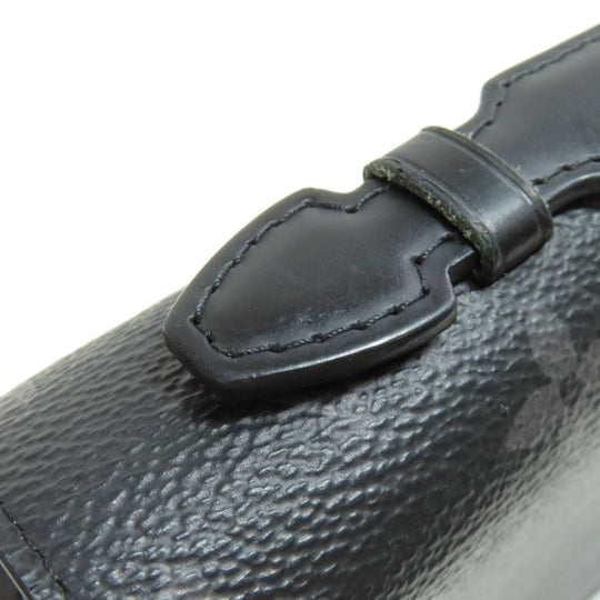 LOUIS VUITTON business bag M61698 Monogram Eclipse black Zippy XL mens Used Authentic