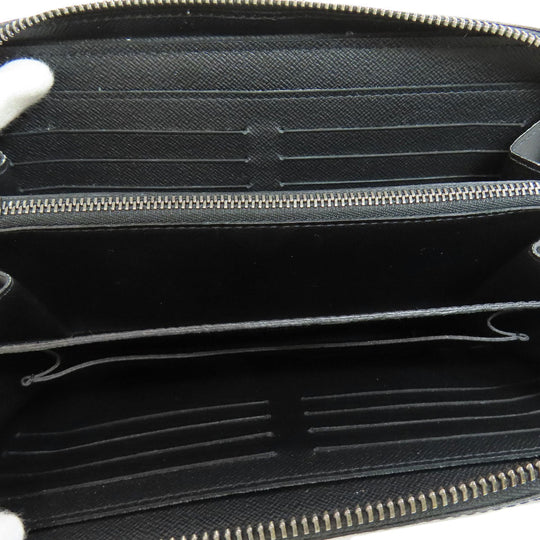 LOUIS VUITTON business bag M61698 Monogram Eclipse black Zippy XL mens Used Authentic