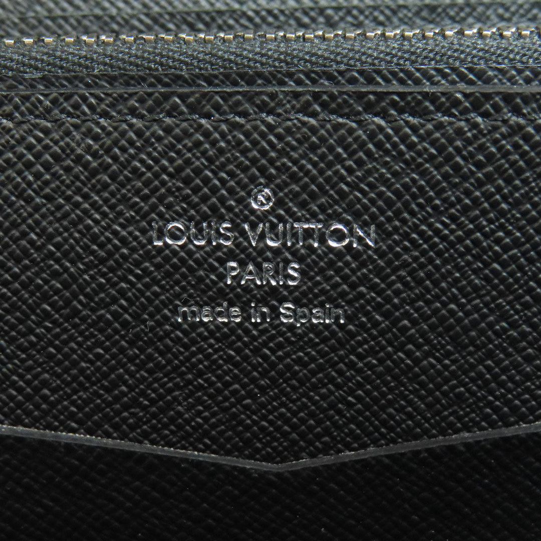 LOUIS VUITTON business bag M61698 Monogram Eclipse black Zippy XL mens Used Authentic