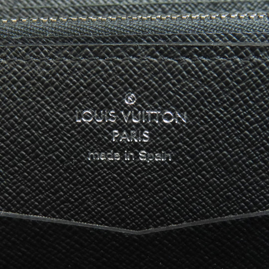 LOUIS VUITTON business bag M61698 Monogram Eclipse black Zippy XL mens Used Authentic